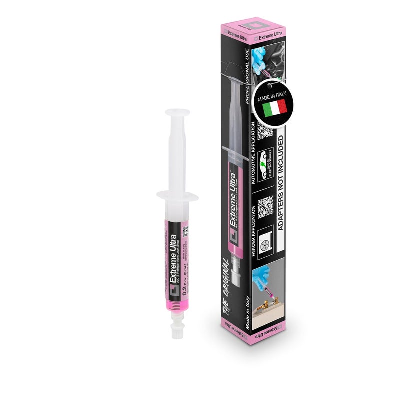 Errecom Extreme Ultra | A/C Leak Stop for HVAC/R and Vehicle A/C Systems | Works with All Refrigerants  Lubricants and Systems Up to 6 Tons (21 kW) | no Adapters Included | 0.2 fl oz (6 mL) Cartridge - Image 1